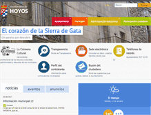 Tablet Screenshot of hoyos.es